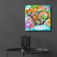 thumbnail image 6 of Epic Art 'Polar Bear 1' by Dean Russo, Acrylic Glass Wall Art, 12"x12", 6 of 8