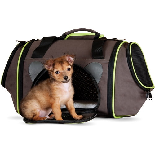 K&H Pet Products Classy Go Pet Carrier, Small, Brown