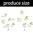 thumbnail image 5 of Tizuqe Acrylic Mirror Bird Wall Sticker Selfs Adhesive Mirror Wall Decors Removable for Living Room Bedroom Bathroom Decoration, 5 of 9