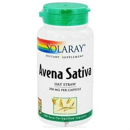 Solaray Avena Sativa 350 mg - 100 Capsules (Best Avena Sativa Supplement)
