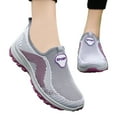 thumbnail image 2 of NOKIO Women's Walking Shoes Lightweight Breathable Flying Woven Mesh Upper Casual Jogging Shoes Ladies Tennis Shoes Workout Footwear Fashion Summer Women Sports Shoes, 2 of 6