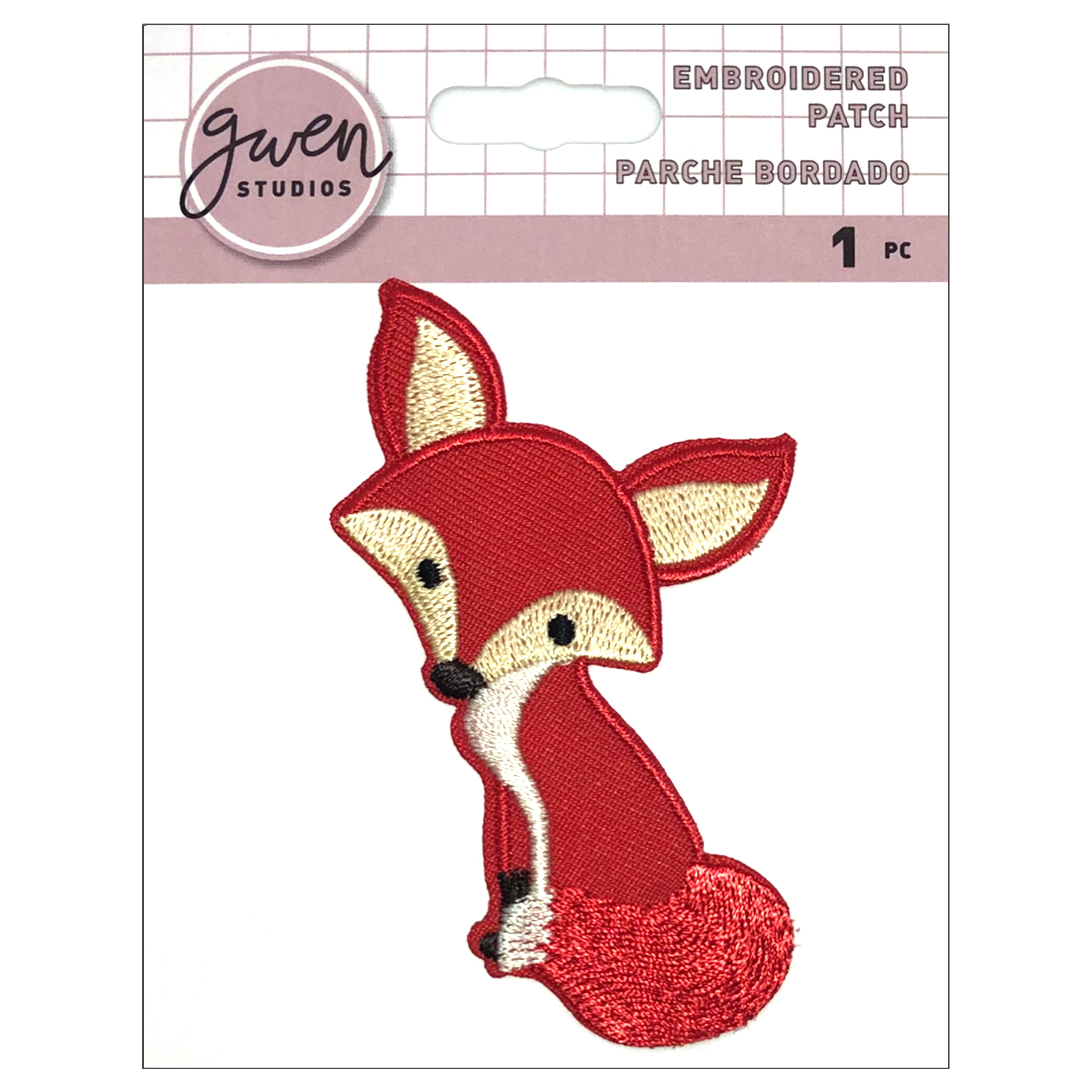 Pro Armour Baby Fox Iron-On/Sew-On Patch - 6x5cm, Embroidered, Cartoon Design For Jackets, Bags, Jeans (Kids & Adults)