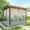 Brown, variant on Outdoor Curtains for Patio Waterproof, Summer Botanical Windproof Pravicy Outside Porch Blackout Curtain, Tropical Cactus Succulents Gray Plaid Sun Blocking Grommets Curtains for Cabana 54"x108"