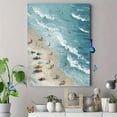 thumbnail image 4 of Impressionist Beach Scene Canvas Print, Wall Art for Living Room, Bedroom, Office, Dining Room, Hallway, 4 of 8