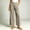 (Fashion 202)Khaki, variant on Aimik Women's High Waist Cotton Blend Wide Leg Pants Button Front Casual Trousers with Pleats Breathable Summer Office Wear