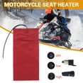 thumbnail image 3 of 12V Universal Carbon Fiber Seat Heater Cover Heating Motorcycle UTV XP ATV C1F8, 3 of 8