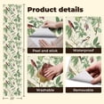 thumbnail image 4 of Peel and Stick Wallpaper Contact Paper Vintage Botanical Bird Colorful Songbirds Green Foliage Self Adhesive and Removable 24in x 118in, 4 of 8