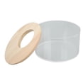 thumbnail image 4 of Bañera De Para Hámster, Caja De Para Mascotas De Forma Redonda Pequeña, Baño De Acrílico Transparente, 4 of 7