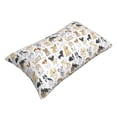 thumbnail image 3 of Disketp Pillow Covers I Love Dogs Pattern Throw Pillow Case Cushion Covers,Cushion For Bedroom,Couch,Home (Pillow core not included)-14"X20", 3 of 8