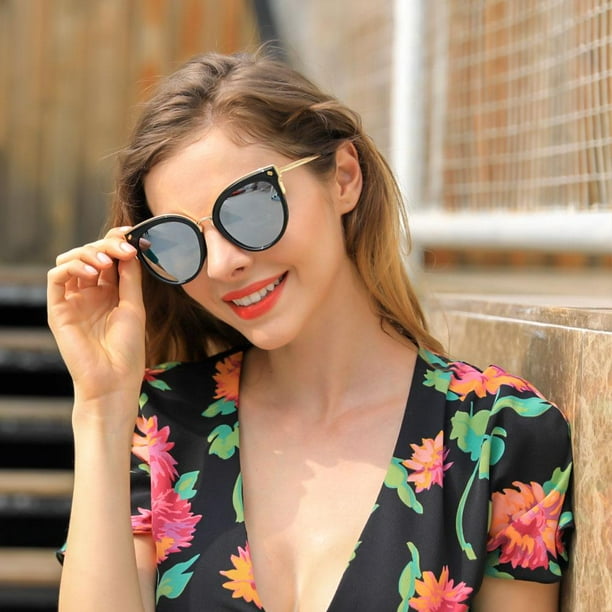 Cyxus Fashion Polarized Sunglasses Anti Glare UV420 black Frame