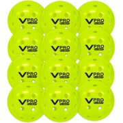 Vulcan | VPRO Flight Outdoor Pickleball Official Ball of The PPA Tour & MLP | 3, 6, 12, 36 & 100 Ball Pack | Hi-Vis Yellow