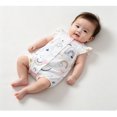 thumbnail image 3 of Emy Dola Newborn Baby Girls Snap-up Rompers 100% Cotton Toddler Infant Flutter Short Sleeve Bodysuit For 0-24M, 3 of 7