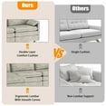 thumbnail image 2 of 108" Modular Chenille Cloud Sectional with Ottoman, Extra-Deep l-Shape Sofa for Living Room & Apartment, 2 of 7
