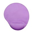 thumbnail image 1 of Hukapapa Alfombrilla de ratón con soporte para muñeca, alivio del dolor, reposamuñecas ergonómica, alfombrilla para ratón, color morado, 1 of 6