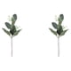thumbnail image 2 of Inteprter Hojas artificiales Plantas Hoja Inicio Ramas Fiesta Navidad Flor falsa Type1 NO1, 2 of 6