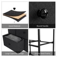 thumbnail image 5 of REAHOME 5 Drawer Steel Frame Bedroom Storage Organizer Dresser, Black Grey, 5 of 7