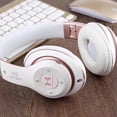 thumbnail image 4 of Auriculares Bluetooth Con Micrófono Inalámbrico Plegable Bluetooth 4.0 Auriculares Estéreo De Graves Pesados ​​​​Montados En La Cabeza Compatible Para Llamadas Manos Libres Bluetooth Inevent EL016236-00, 4 of 5