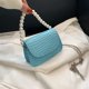 thumbnail image 3 of Bolso Hombro Mini Cuero PU para Mujer Bandolera Con Patrón Piedra A La Práctico Cadena Perlas, 3 of 9