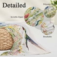 thumbnail image 3 of Floral Hummingbird Pillow Covers 12"x20", Spring Watercolor Flowers Soft Brushed Microfiber Breathable Throw Pillow Covers, Decorative Pillowcase with Zipper for Couch Sofa Bedroom Living Room, 3 of 9