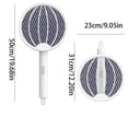thumbnail image 3 of pdqouc Electric Fly Swatter Type C Rechargeable Swatter Foldable Handheld and Auto Mode Powerful Instant Bat for Indoor Outdoor Camping, 3 of 5