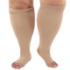 thumbnail image 1 of Calcetines de compresión para hombres y mujeres, calcetines de compresión de talla grande pantorrilla ancha, calcetines de vuelo hasta la rodilla compresión médica oso de fresa  Hogar, 1 of 5