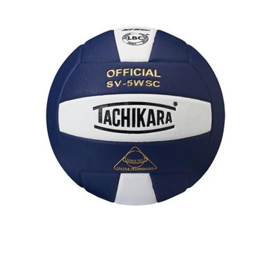 Tachikara Sensi-Tec Volleyball - 26 Inch, 1 Count, Black/White/Silver