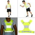 thumbnail image 2 of TOPINCN Adjustable High Visibility Reflective Safety Vest Night Running Cycling Security Clothing L, Reflective Cycling Vest,Reflective Vest, 2 of 7