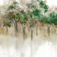 thumbnail image 2 of Robinson, Carol 15x15 Gold Ornate Wood Framed with Double Matting Museum Art Print Titled - Subtle Forest Reflections, 2 of 4