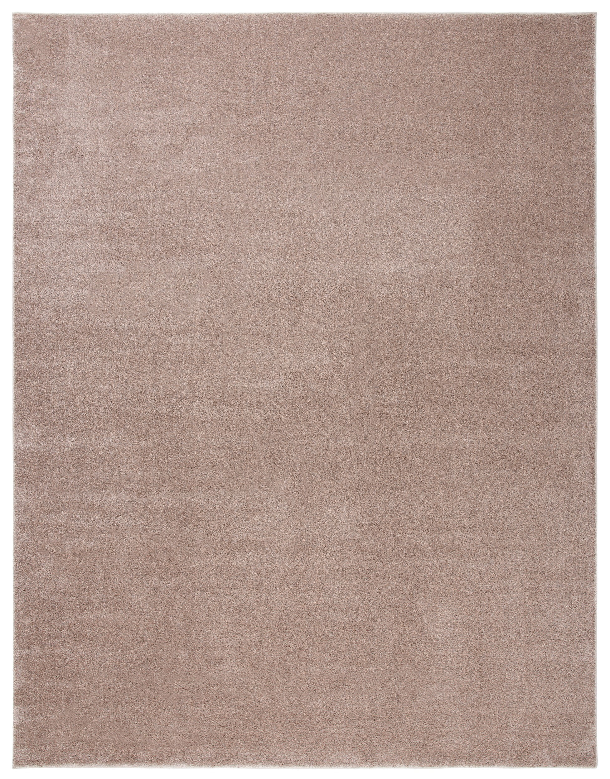 SAFAVIEH Plain and Solid Carleen Solid Plush Area Rug, Taupe, 9' x 12'