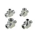 thumbnail image 2 of 304 Stainless Steel Pipe Fitting Tee Elbow 4 Way 1/8 1/4 3/8 1/2 Female Male Thread High Pressure Air Adapter Coupler Connector, 2 of 5