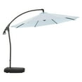 thumbnail image 1 of CorLiving Endure 9.5ft Cantilever Outdoor Patio Umbrella with Fillable Wheeled Base and Aluminum and Steel Frame, 1 of 8