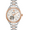 Two Tone, variant on Bulova Women's Diamonds White Mother of Pearl Stainless Steel Analog Watch 98P170