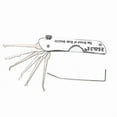 thumbnail image 3 of Set Foldable 7 In 1 Less Steel Pick Set With Wrench Kit(silver), 3 of 4