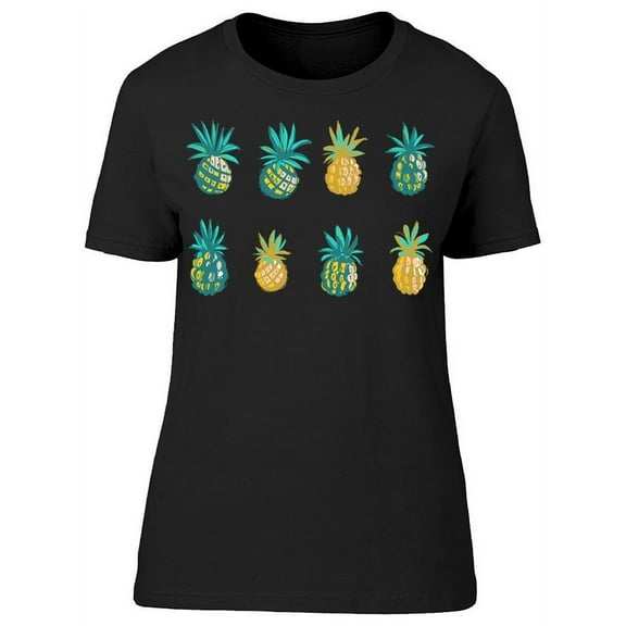 Tropical Jungle Beach Pineapple T-Shirt Women -Image by Shutterstock, Female x-Large