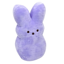 Decorr 1Pc 5.9-inches Easter Bunny Plush Toys, Cute Easter Bunny Stuffed Animals, Easter Party Favors Gift for Girls Boys(Purple)