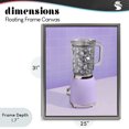 thumbnail image 4 of Stupell Industries Modern Disco Drink Blender over Purple Gray Floating Frame Canvas Art, 25 x 31, by LISH Creative, 4 of 8