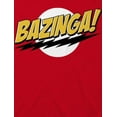 thumbnail image 2 of TV: The Big Bang Theory - Bazinga! Adult Fitted T-Shirt, 2 of 2