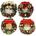 thumbnail image 6 of UDIYO Flower Wreath Natural Realistic Looking Faux Silk Flower Decorative Xmas Tree Wreath Ornament for Home, 6 of 7