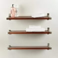 thumbnail image 1 of BrandtWorks Modern Industrial Wall Shelf - Set of 3, 1 of 5
