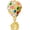 Golden Hot Air Balloon Charm, variant on Hamsa Hand Dragon Bible Cross Prayer Charm 925 Sterling Silver Charms Fits Women's Charm Bracelet and Necklace Bead Charms Jewelry Gifts for Sister Friend[g0965]