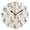 Black, variant on Round Art Wall Clock Vintage Oil Painting Texture Decorative Clock Gold Pointer, Multi-Purpose Desktop & Hanging Creative Decor Clock for Home Living Room Giraffe Pattern Beige Gray