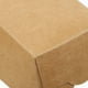 thumbnail image 3 of 100 Uds caja de comida de papel Kraft desechable contenedor de comida frita contenedores de aperitivos, 3 of 4