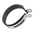 thumbnail image 2 of Abrazadera de tubo de escape de motocicleta, anillo fijo, clip de acero inoxidable con tira de goma, piezas universales, 2 of 14