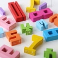 thumbnail image 4 of Bloques de apilamiento Número de construcción de madera Toys para niños 20 piezas, 4 of 7