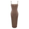 thumbnail image 3 of WILLBEST Faldas Para Mujer Vestido De Primavera Para Mujer Vestido De Tirantes De Seda Color Leche Para Verano, 3 of 3
