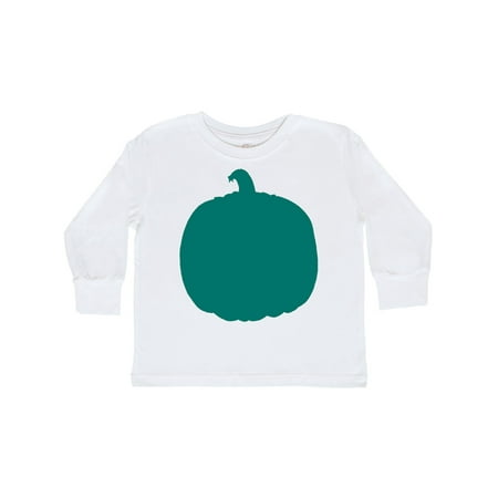 

Inktastic Allergy Awareness Teal Pumpkin Silhouette Gift Toddler Boy or Toddler Girl Long Sleeve T-Shirt