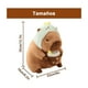 thumbnail image 2 of Capibara Peluche 35 cm Juguetes  café verde dinosaurio, 2 of 5