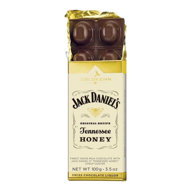 Goldkenn Jack Daniel's Three-Bar Milk Chocolate Gift Pack Honey, Whiskey & Fire