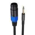 thumbnail image 3 of Cable de audio con conector Speakon hembra a conector macho de 1/4", conector Speakon a cable de interconexión de altavoz Ts de 6,35 mm, 3 of 5