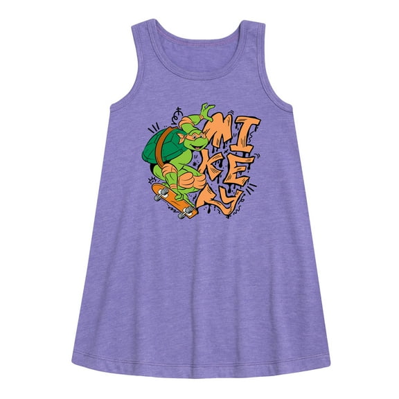 Teenage Mutant Ninja Turtles  - Mikey  - Toddler & Youth Girls A-line Dress